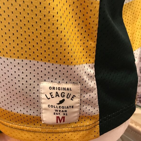 University of Oregon Reversible Stripe Solid Jersey Racerback Mesh Tank Top Sz M - Picture 6 of 7